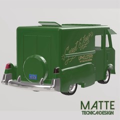 1:25-1:24 Scale Up In Smoke Van-Cheech & Chong Resin Printed Kit Build your Own
