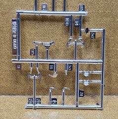 1940 FORD Standard Coupe HANDLES, , WIPERS & MORE 1/25 Monogram Model PARTS
