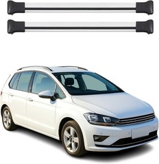 Roof Rack Cross Bars for VW Golf SportWagen Mk7 2015-2019 Lockable 165Lbs