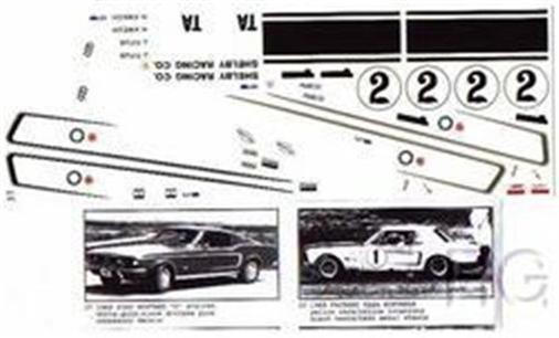 Fred Cady Decal #37 To Do The 68 Mustang Stripes & #1 or #2 Team Mustangs