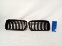 Sway Bars, Links Bushings BMW E36 Matte Black Front Kidney Grille Pair (2 HGF1KN