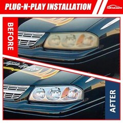 for 2006 2007 2008 2009 2010 2011 A-Chrome Housing Amber Reflector Clear Lens
