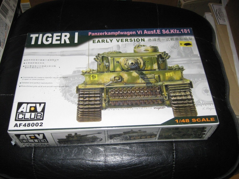 Sealed German SdKfz.181 Tiger I Early Version by AFV Club in 1/48 scale – 2007