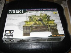 Sealed German SdKfz.181 Tiger I Early Version by AFV Club in 1/48 scale – 2007