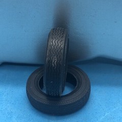 Great Drag Race Narrow Front Tires Pro Stock Funny Car AMT 1/25 LBR Model Parts