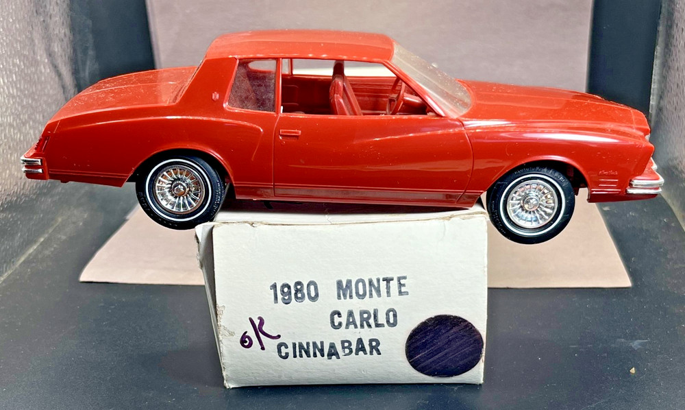 1980 Chevrolet Monte Carlo Dealer Promo Cinnabar With Box 1/25 MPC