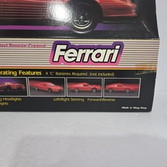 New Bright 1988 FERRARI TESTAROSSA NEW BRIGHT R/C No. 209 Open Box Remote Contro