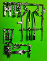 AMT 40 1940 Ford Sedan 1/25 2 Engine Lot Flathead Buick Nailhead Headers