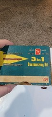 AMT 3 in 1 Hard Top Customizing Model Kit 139 corvette 1958