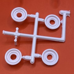 1955 Bel Air Chevy AMT Wheels Axle Diff Fan Driveshaft Model Parts 1:25 New 12