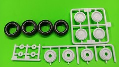 Revell 71 1971 Ford Mustang Mach 1 1/25 Stock Hubcap Rim Wheel Whitewall Tires