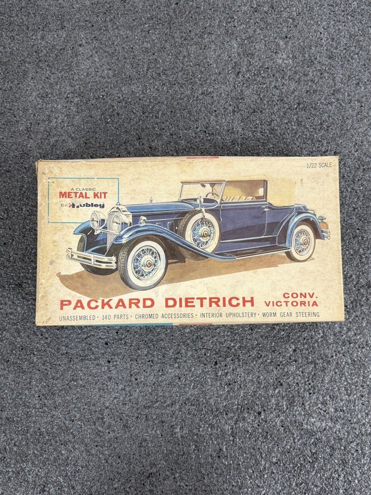 VTG Packard Dietrich by Hubley Metal/Plastic Convertible No. 4863