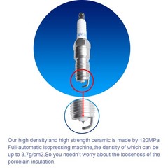 V7424 Iridium Spark Plugs – Replacement of #7397 TR5IX (6 Pack) 6