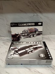 TWO : TESTOR’S HOT METAL MODEL CAR TRAILER KIT #234 NIP New Old Stock