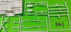 1970 Dodge Coronet Super Bee 1/25 MPC Frame Chassis Axle Rear End Suspension