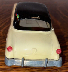 1953-54 FORD 4 DOOR DEALER PLASTIC/METAL CAR~ 7-1/2″~ WIND UP~CUSTOMLINE SEDAN
