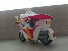 Gekko Kamen, Moonlight Mask, Capitán Centella and Bike 1/12 Scale 8,5 Inches