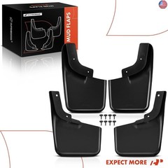 A-Premium Set of 4PCS Mud Flaps Splash Guards Mudguards Mudflaps with Hardware