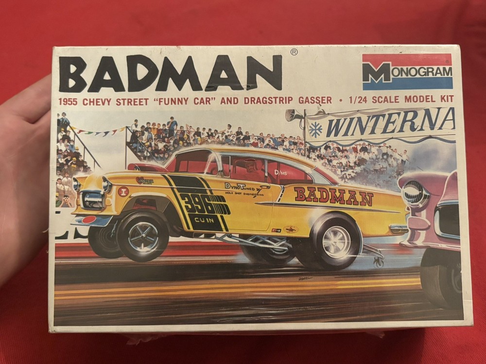 RARE Monogram Tom Daniel BADMAN 1955 Chevy Street Gasser Released 1997 Sealed ￼