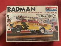 RARE Monogram Tom Daniel BADMAN 1955 Chevy Street Gasser Released 1997 Sealed ￼