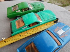 Vintage? 1960’s Ford Mustang Fastback Model Cars Lot Of 6 Built Junkyard Estate