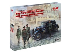 ICM 35539 – Typ 320 (W142) Saloon with German Staff Personnel – Scale Model Kit