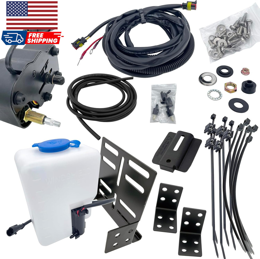 170 Degree Wiper Motor Kit Universal Type for Various UTV Fits Polaris RZR Range