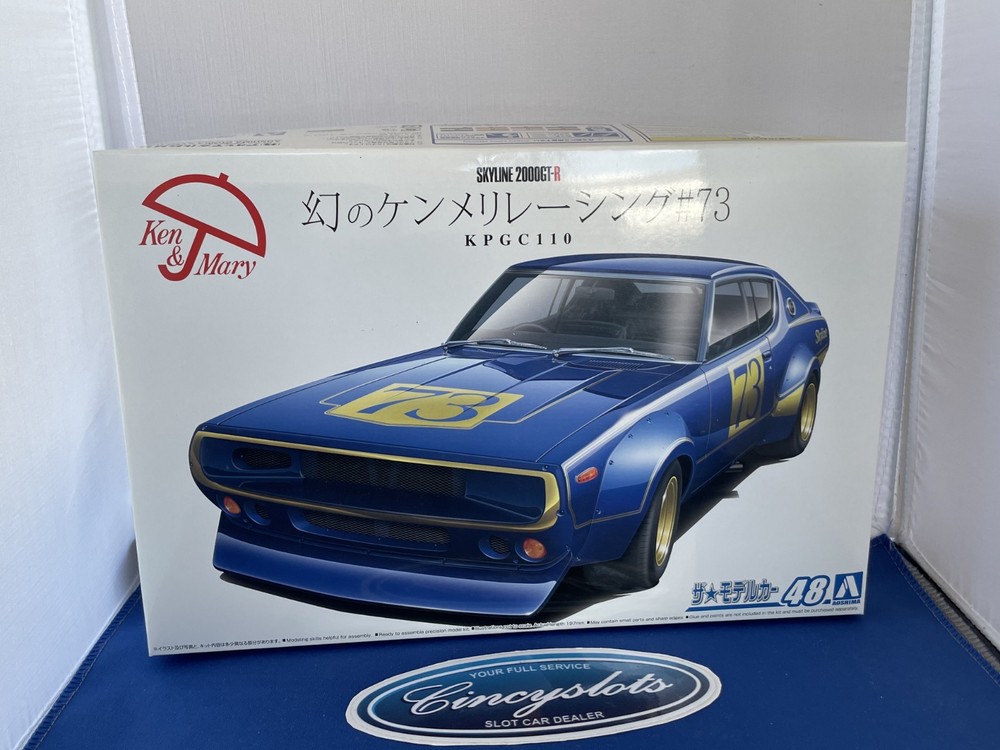Aoshima Phantom Kenmeri Racing 73 KPGC110 1/24 Plastic Model