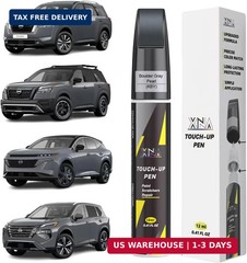 Boulder Gray Pearl(KBY) for Nissan Touch Up Paint Pen, 2 in 1 Car Scratch Remove