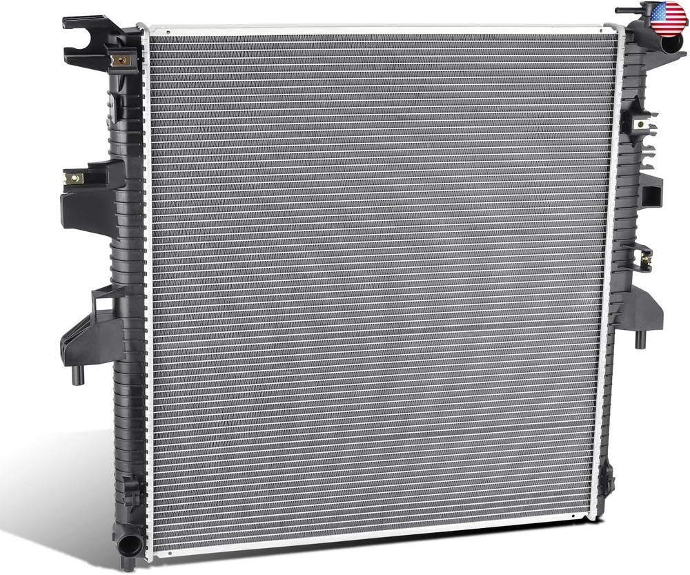 DNA MOTORING OE Style 1-Row Aluminum Cooling Radiator Compatible with 17-19