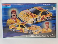 Monogram #4 Kodak Film Racing Stock Car Combo 1:24 Model Kit #6367 Sealed NIB