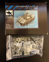 Blackdog US Sherman Accessories Set for Tamiya 32505, 1/48 Cat.n.: T48003
