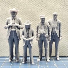 Smokey and The Bandit Figures for Diorama 1/24 1/25