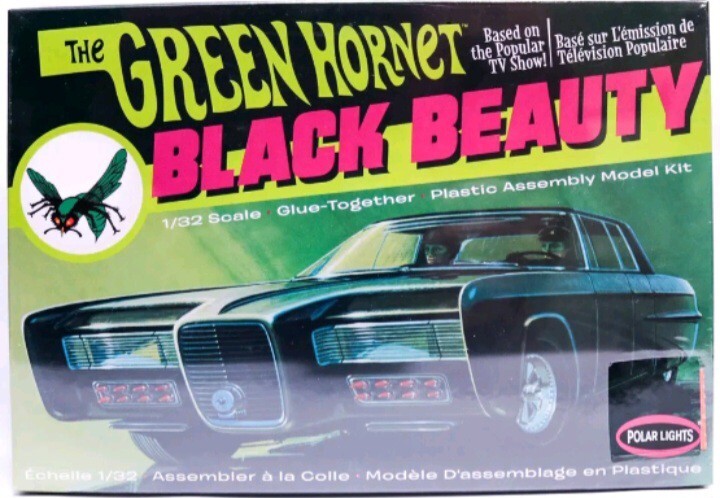 The Green Hornet Black Beauty 1:32 Scale Model Car Kit by Polar Lights