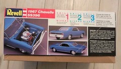 Vintage 1994 Revell #7146 1967 CHEVELLE #SS396 Muscle Car Model Kit Complete