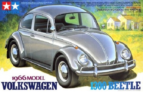 Tamiya 24136 1/24 Scale Model Car Kit VW Volkswagen 1300 Beetle ’66 Classic