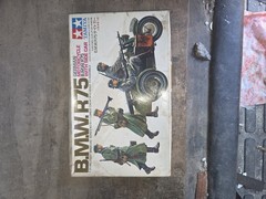 Tamiya 1:35 BMW R75 Motorcycle w/ Sidecar WWII Military Plastic Kit MM175