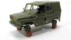 PE Detail Set for scale model UAZ 469 Zvezda 1:35