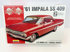 Lindberg ’61 Impala SS 409 1:25 Scale Model Kit New In Sealed Box-FAST SHIPPING!