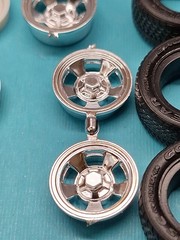Revell AMT Ertl MPC Monogram MPC 1/25 Model Part 1968 El Camino Custom Wheels