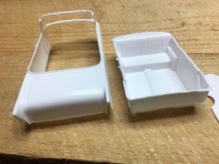 1957 Chevy Spirit Of ’57 Body, Int Cup, Firewall, 1/25 MPC. (Free USA Shipping)