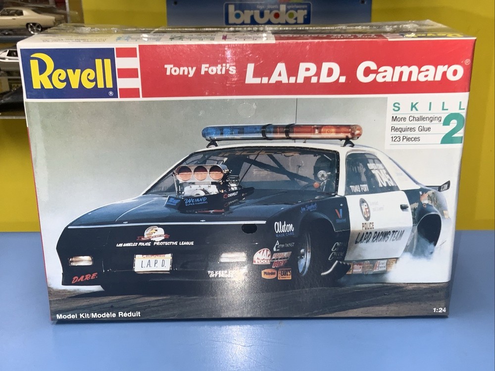 Vintage Revell Tony Foti’s LAPD Chevy Camaro Z28 Released in 1994 Sealed #7423