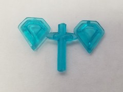 1977 Ford Van CUSTOM BLUE DIAMOND WINDOWS from AMT 1:25 Model Kit 77 Econoline