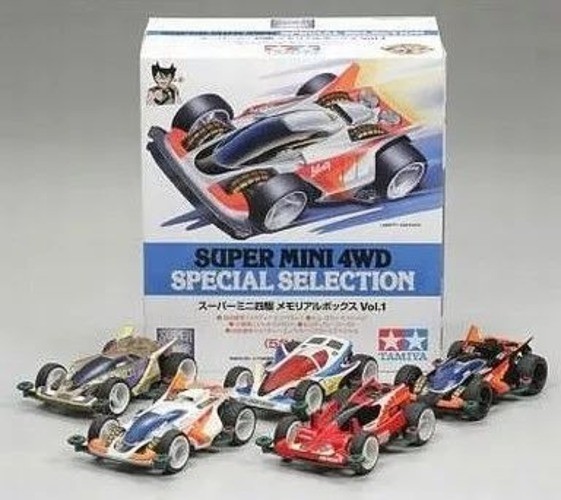 TAMIYA Super Mini 4WD Memorial Box VoL.1 Set of 5 Snap-on plastic model toy 2006