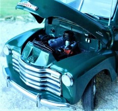 55Chevy57 Built Pickup Truck Race Car Wagon Vintage Classic Metal1955Model Promo
