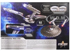 SKILL 2 MODEL KIT USS ENTERPRISE NCC-1701 STAR TREK 1/1000 POLAR LIGHTS POL999 M