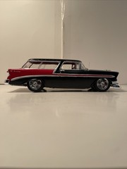 1956 Chevy Bel Air Nomad Station Wagon built Model Car 1/25