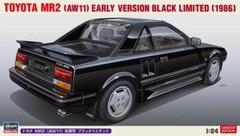Hasegawa 20693 1/24 Scale Model Car Kit Toyota MR2 AW11 Black Limited 1986