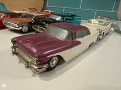 1956 Pontiac Star Chief 4-Door Hardtop Dealer Promo Model Car PURPLE METALLIC