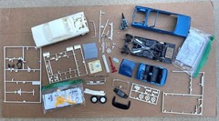 62 CHEVROLET IMPALA SS AMT Plastic Model Kit 8209 1/25 Two Partially Built Kits
